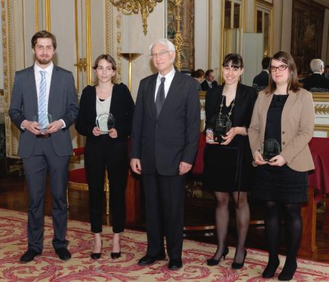 L'équipe de l'université de Toulouse, lauréate du Prix Georges Vedel 2013 pour les défendeurs