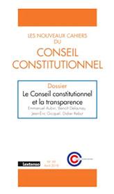 Les Nouveaux cahiers du Conseil constitutionnel