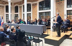 François Séners à l'audience solennelle du Tribunal administratif de Marseille