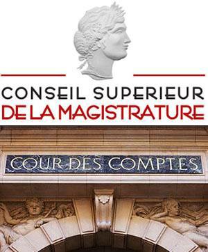 Conseil supérieur de la magistrature (CSM) et Cour des comptes