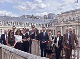 L'équipe de Sciences Po Paris avec les membres du jury