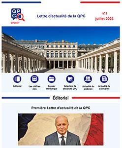 Lettre d'actualité de la QPC