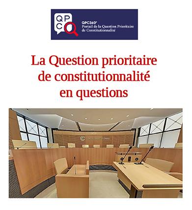 La QPC en questions en livret : couverture
